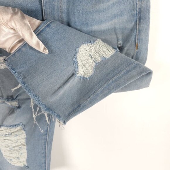 NWT HUDSON Made in USA 🇺🇸 ZOEEY HIGH RISE CUT OFF BOYFRIEND Jean‎ Shorts Sz 25 - Picture 13 of 16